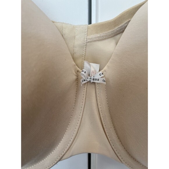 Cacique Bra NEW with Tag Lightly Lined Full Coverage Underwire Sz 50D CreamBeige - Picture 12 of 12